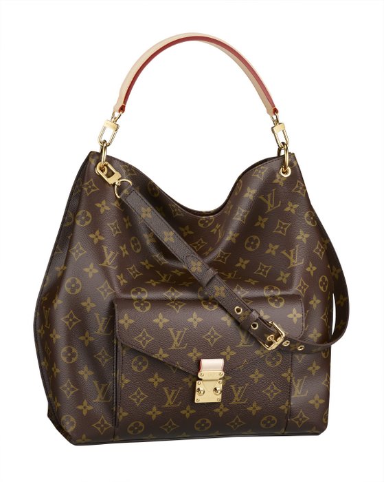 Fashion - Louis Vuitton - Bags - Metis en toile Monogram. - vue de 3/4.