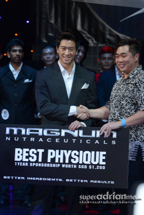 Manhunt Singapore 2012 - Jason Chee - Best Physique Subsidiary Award