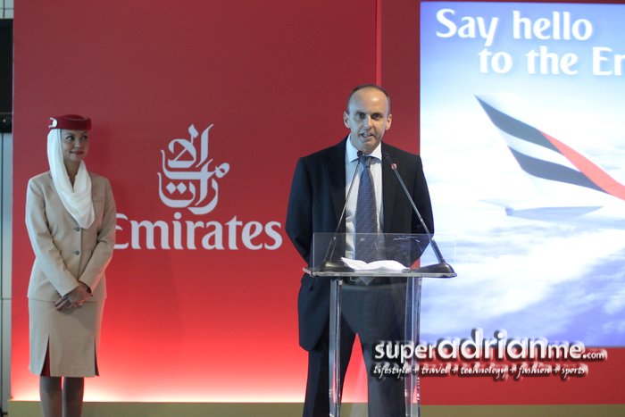 Mr. Nick Rees, Emirates Manager Singapore & Brunei 