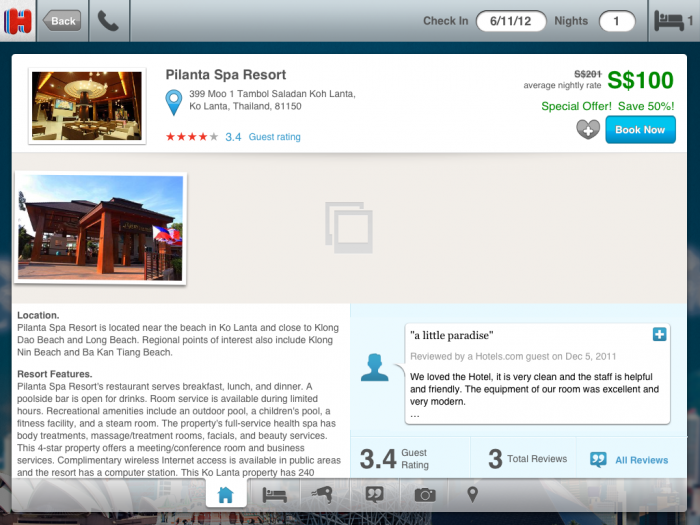 Hotelsdotcom Ipad App - User Reviews