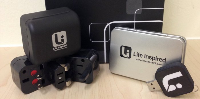 Life Inspired travel adaptor and thumb drive giveaway