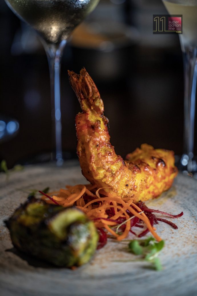 Tandoori Prawn and Tulsi Mahi Tikka by Tiffin Room