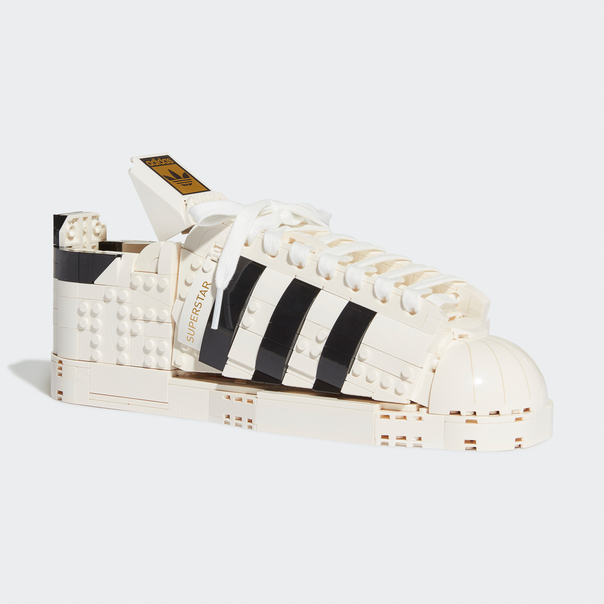 The LEGO adidas Originals Superstar 10282 Brick Model Is Too Cute